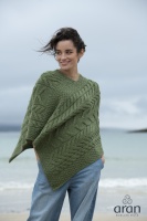 Aran Woollen Mills Ladies Supersoft Merino Aran Cape